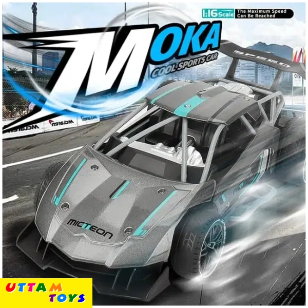 Happy Kids Moka Rapid Drift Racing Cool Alloy Body Strong Motor Power Sports car Radio Remote Control rc car