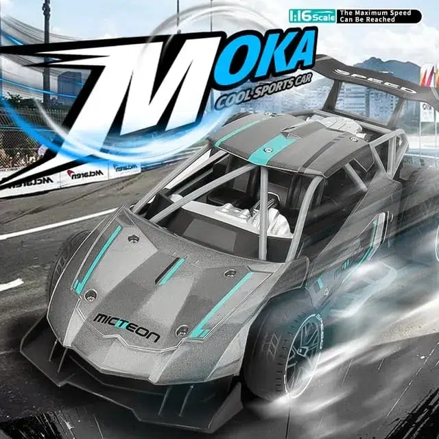 Happy Kids Moka Rapid Drift Racing Cool Alloy Body Strong Motor Power Sports car Radio Remote Control rc car