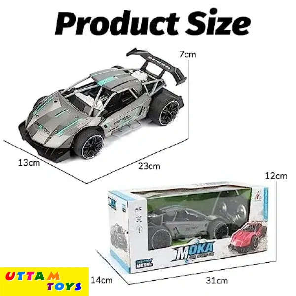 Happy Kids Moka Rapid Drift Racing Cool Alloy Body Strong Motor Power Sports car Radio Remote Control rc car