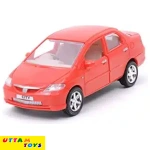 Speed Age Plastic Honda City Pull Back Car - Red