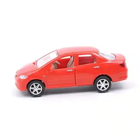 Speed Age Plastic Honda City Pull Back Car - Red