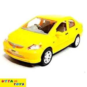 Honda City Toy Car - Yellow