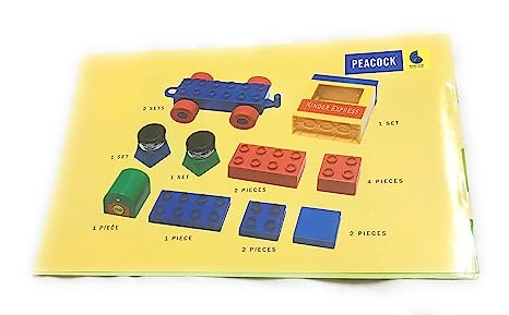 Peacock Kinder Blocks Locomotive Set