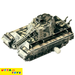 Simba Inoq 3D Moving Set King Tiger Tank, Silver