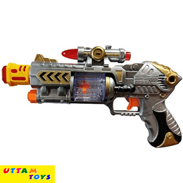 Infrared Beam Laser Sound Gun for Boys Kids Sound Music Flashing Lights Gun