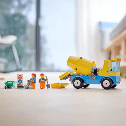 Lego Cement Mixer Truck (Multicolor)