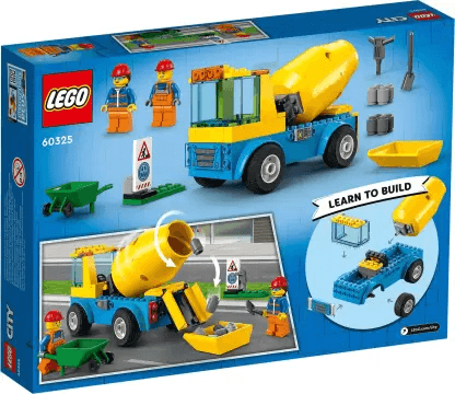 Lego Cement Mixer Truck (Multicolor)