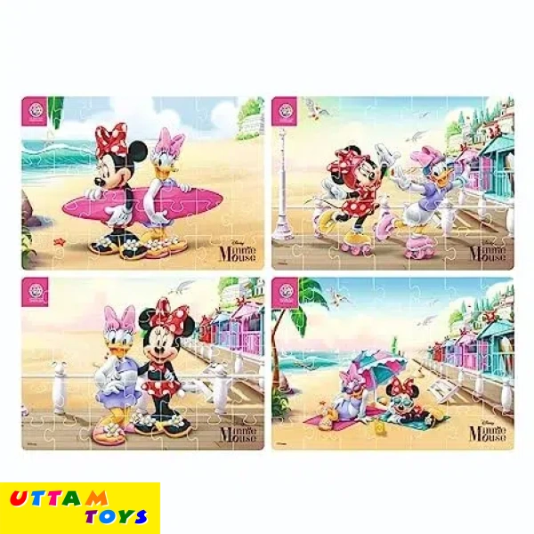 Ratna's 4 in 1 Disney Minnie Mouse Jigsaw Puzzle