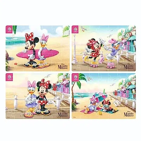 Ratna's 4 in 1 Disney Minnie Mouse Jigsaw Puzzle