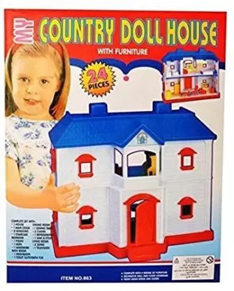 My Country Doll House Play Sets With Furniture 24 Pieces Set