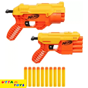 Nerf Alpha Strike Fang QS-6 and Cobra RC-6 Blasters ,10 Official Elite Darts Darts & Plastic Bullets