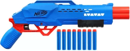 Nerf Alpha Strike Big Cat DB-2 Blaster, Fires 2 Darts in a Row, Incl. 8 Darts, for 8+ Guns & Darts