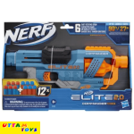 Nerf Elite 2.0 Commander RD-6 Dart Toy Blaster,6-Dart Rotating Drum,Incl. 12 Darts Guns & Darts