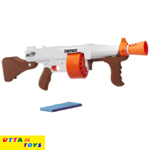 Nerf Fortnite DG Dart Blaster, 15-Dart Rotating Drum, Pump Action, 15 Darts,Inspired Fortnite Video Game Guns & Darts