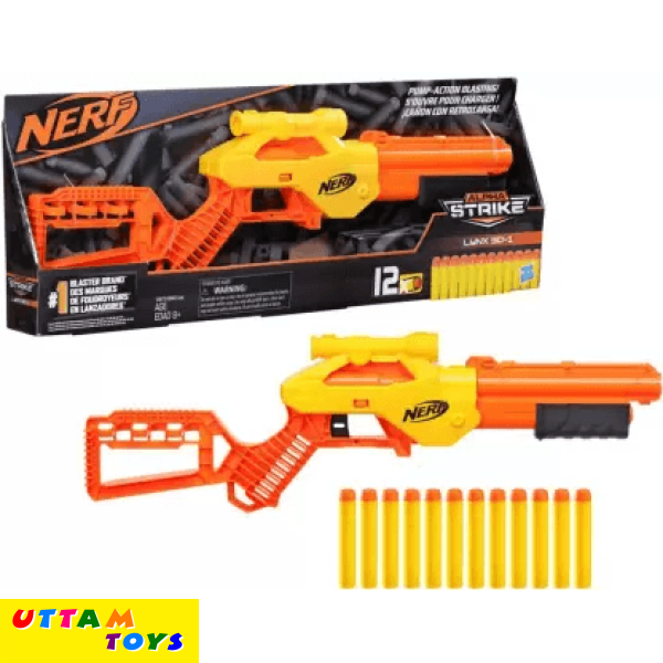 Nerf Alpha Strike Lynx SD-1 Blaster,20 Official Elite Darts ,For Kids, Teens, Adults Darts & Plastic Bullets