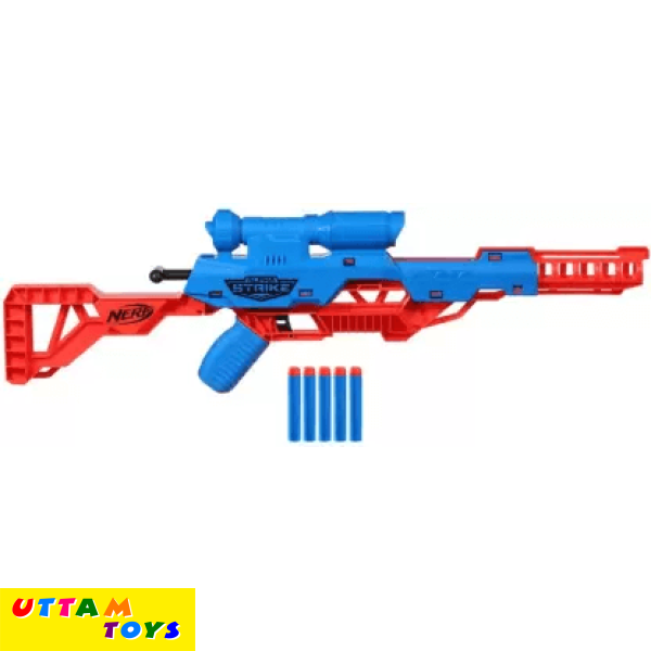 Nerf Alpha Strike Mantis LR-1 Toy Blaster with Targeting Scope, Incl. 5 Darts,for 8+ Guns & Darts