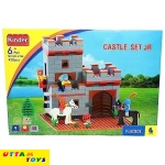 Peacock Junior Castle Set Kinder Block Series | 450+ pcs | Manual Book with Step-by-Step Solution