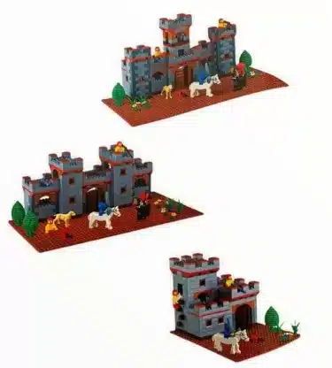 Peacock Castle Warriors Set- Building Blocks game