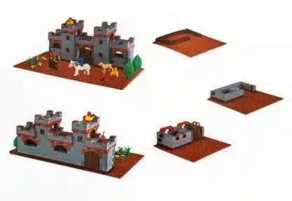 Peacock Castle Warriors Set- Building Blocks game