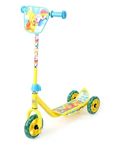 Scouty Poooh Winnir 3 Wheeler Scooter - Yellow