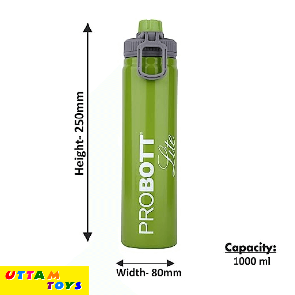 Probott Lite Stainless Steel Water Bottle Without Vacuum Tech -1000 ml