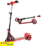 R For Rabbit Road Runner Drift Scooter - Metal Body, 3 Level Height Adjustment, Anti Slip Deck (Red)