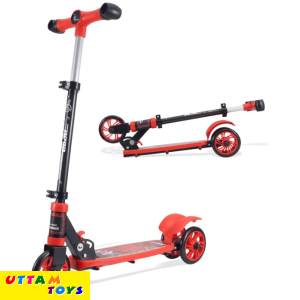 R For Rabbit Road Runner Drift Scooter - Metal Body, 3 Level Height Adjustment, Anti Slip Deck (Red)