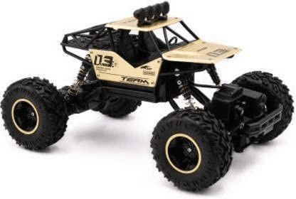 Uttam Toys Rock Crawler Metal Alloy 4 Wheel Remote Control Car 1:16 Scale 4WD Climbing Racing RC Car Monster Truck Toys