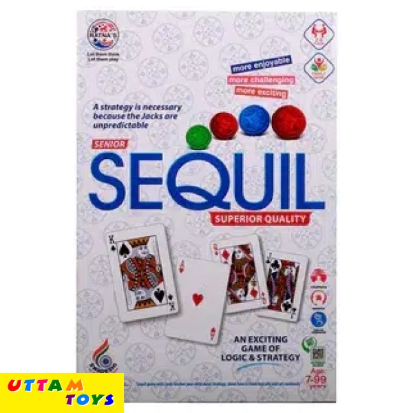 Ratna's Sequil Game an Exciting Game of Logic & Strategy