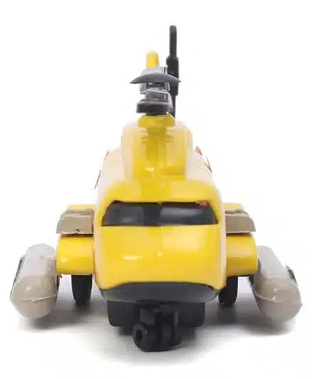 Shinsei I.A.F. Helicopter Pull Back Toy- Yellow