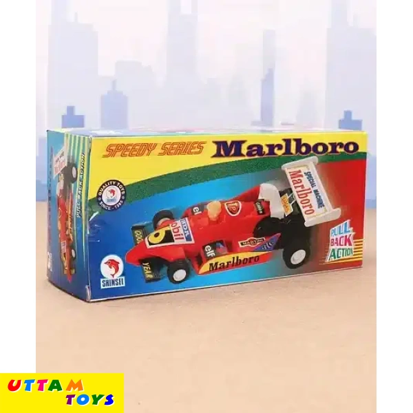 Shinsei Pull Back Marlboro | Miniature Scaled Models | Dinky Cars |-Blue