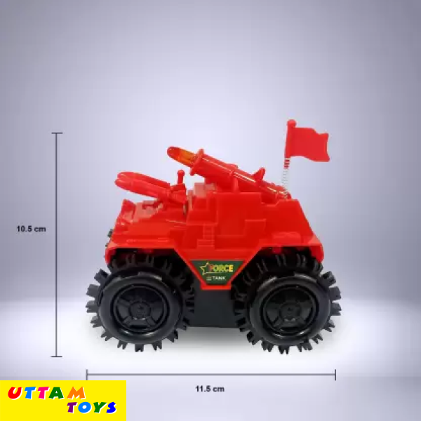 Sirius Toys Super Power Tumbling Tank -Red