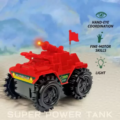 Sirius Toys Super Power Tumbling Tank -Red