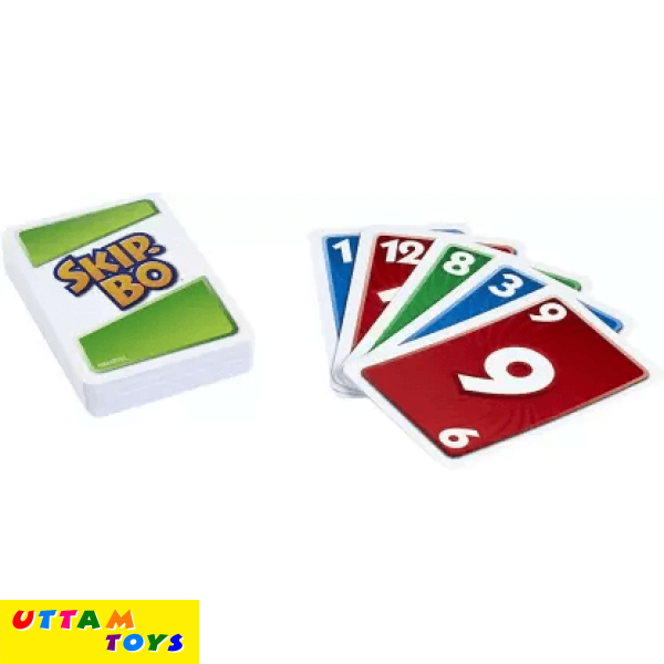 mattel Games Skip Bo Card Game (Multicolor)