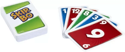 mattel Games Skip Bo Card Game (Multicolor)