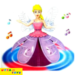 Small Dancing Angel Doll Multicolor