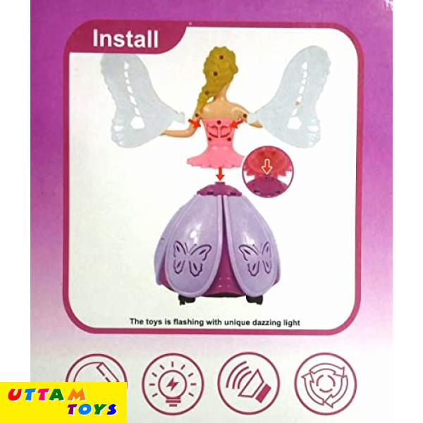 Small Dancing Angel Doll Multicolor