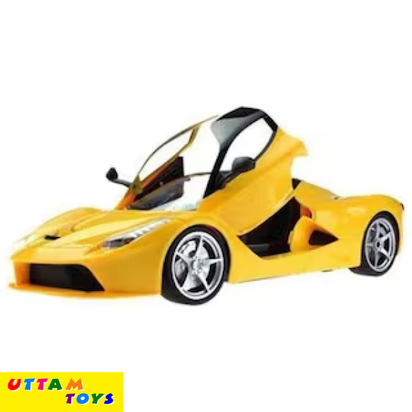 Uttam Toys R/C Super Car Remot Control Open The Door -Yellow