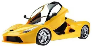 Uttam Toys R/C Super Car Remot Control Open The Door -Yellow