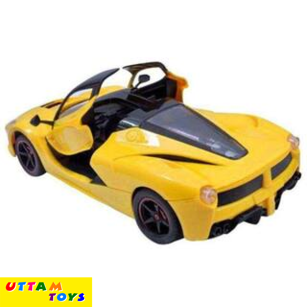 Uttam Toys R/C Super Car Remot Control Open The Door -Yellow