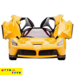 Uttam Toys R/C Super Car Remot Control Open The Door -Yellow