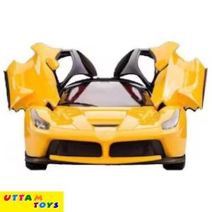 Uttam Toys R/C Super Car Remot Control Open The Door -Yellow