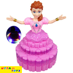 Toyboi Rotating Princess Doll with Music,Dancing, Rotating and 3D Lighting