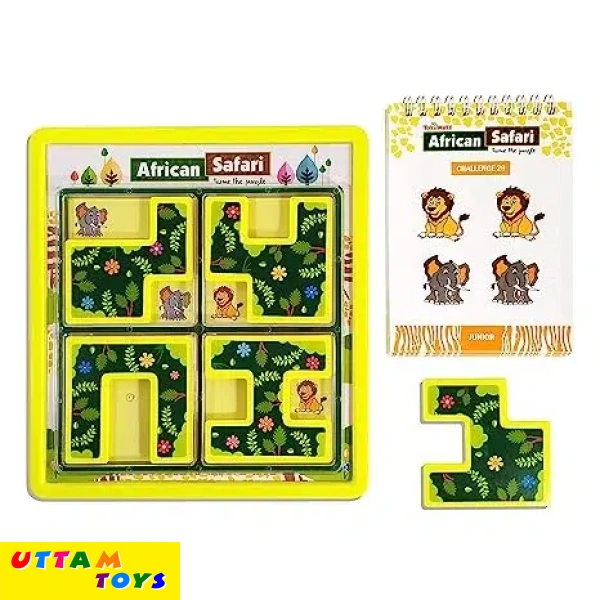 Toymate Smart Fun Activity Games Toys Brain IQ Development Puzzles (African Safari)