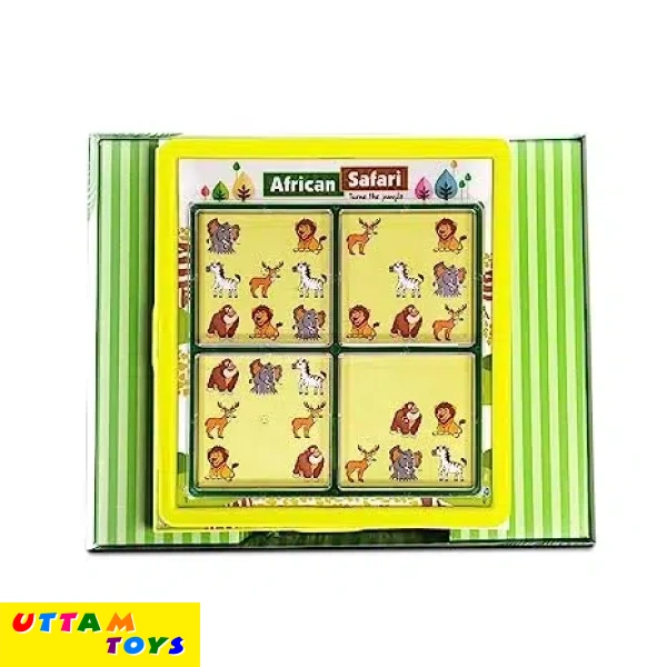 Toymate Smart Fun Activity Games Toys Brain IQ Development Puzzles (African Safari)