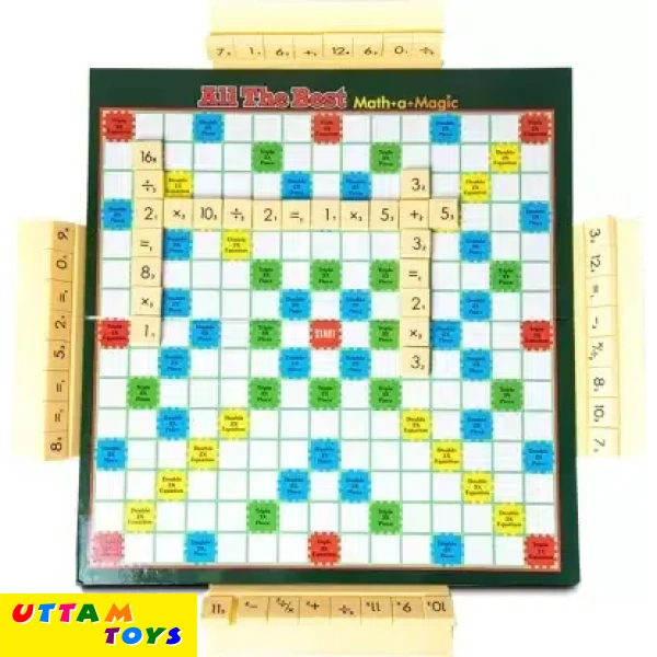 Toymate All The Best - Math a Magic and WordPower Educational Board Games Board Game