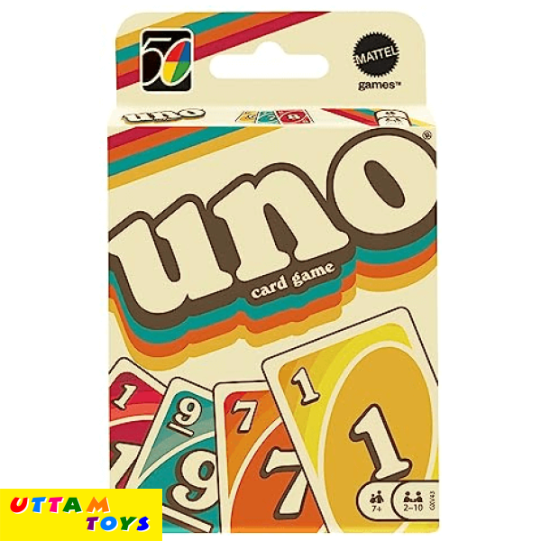Mattel Games Uno Iconic 1970s Card Game