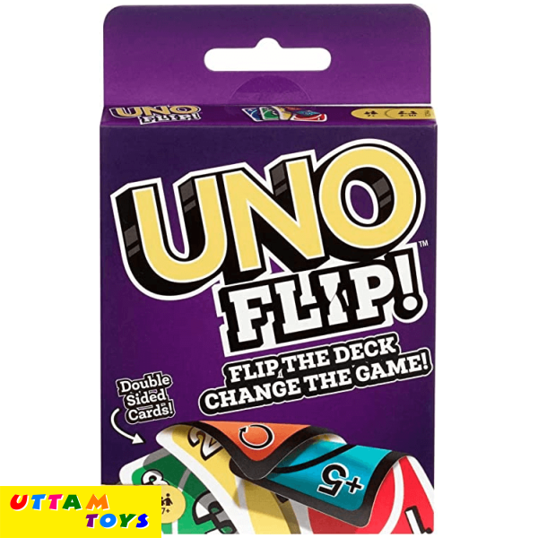 Mattel Games Uno Flip Side Card Game - Multi color