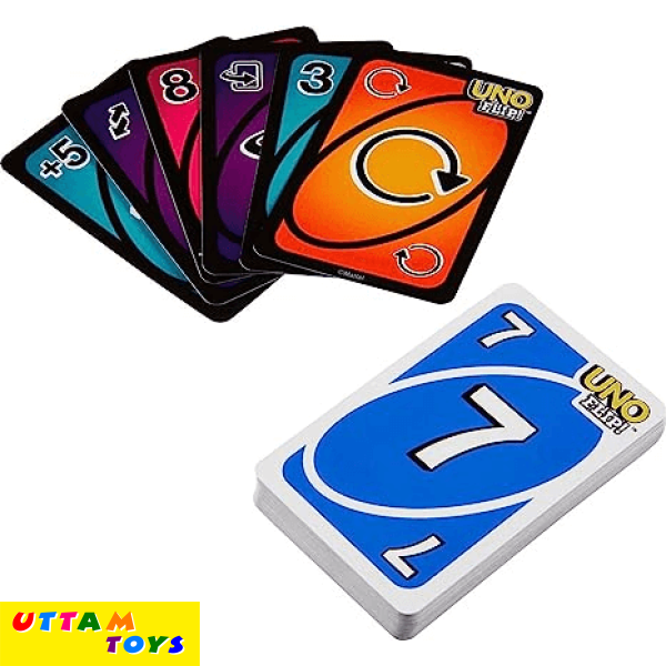 Mattel Games Uno Flip Side Card Game - Multi color