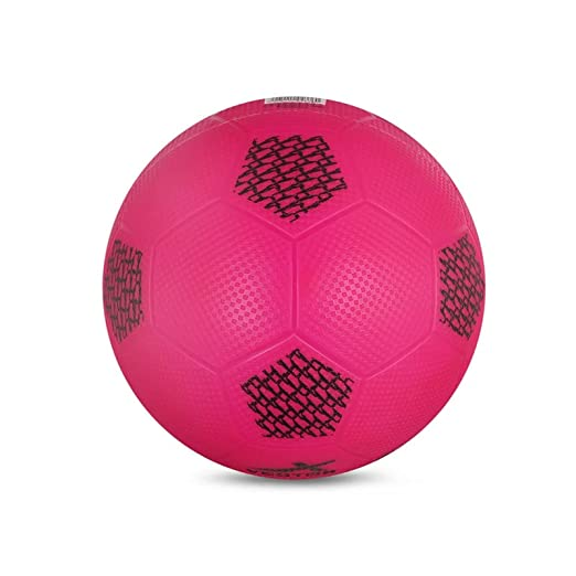 Vector X PVC Soft Kick Football for Sports, Training, Match - 20 cm (Pink)